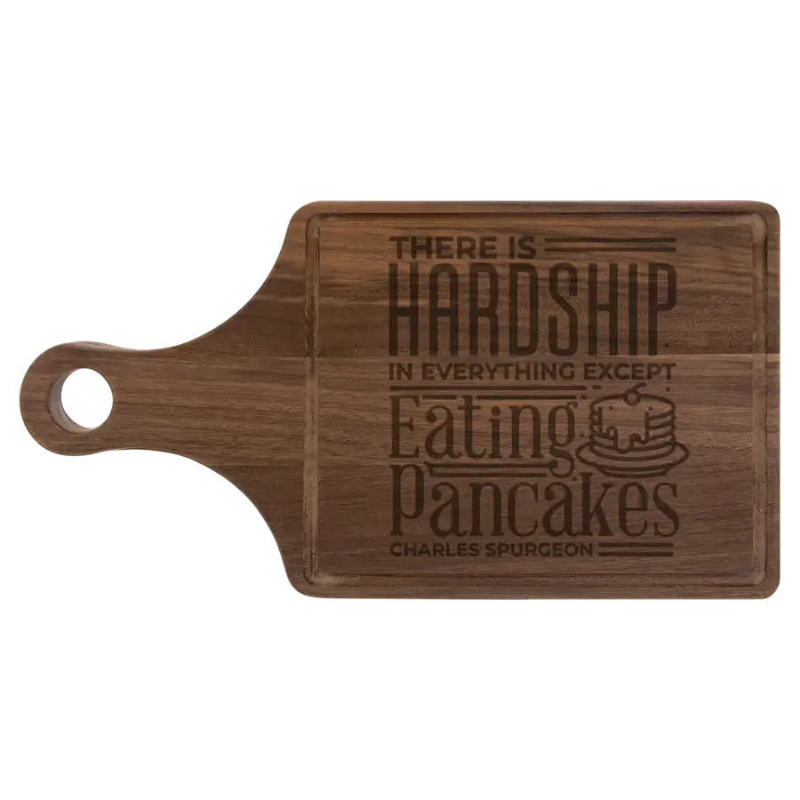 Eating Pancakes Cutting Board Paddle #2