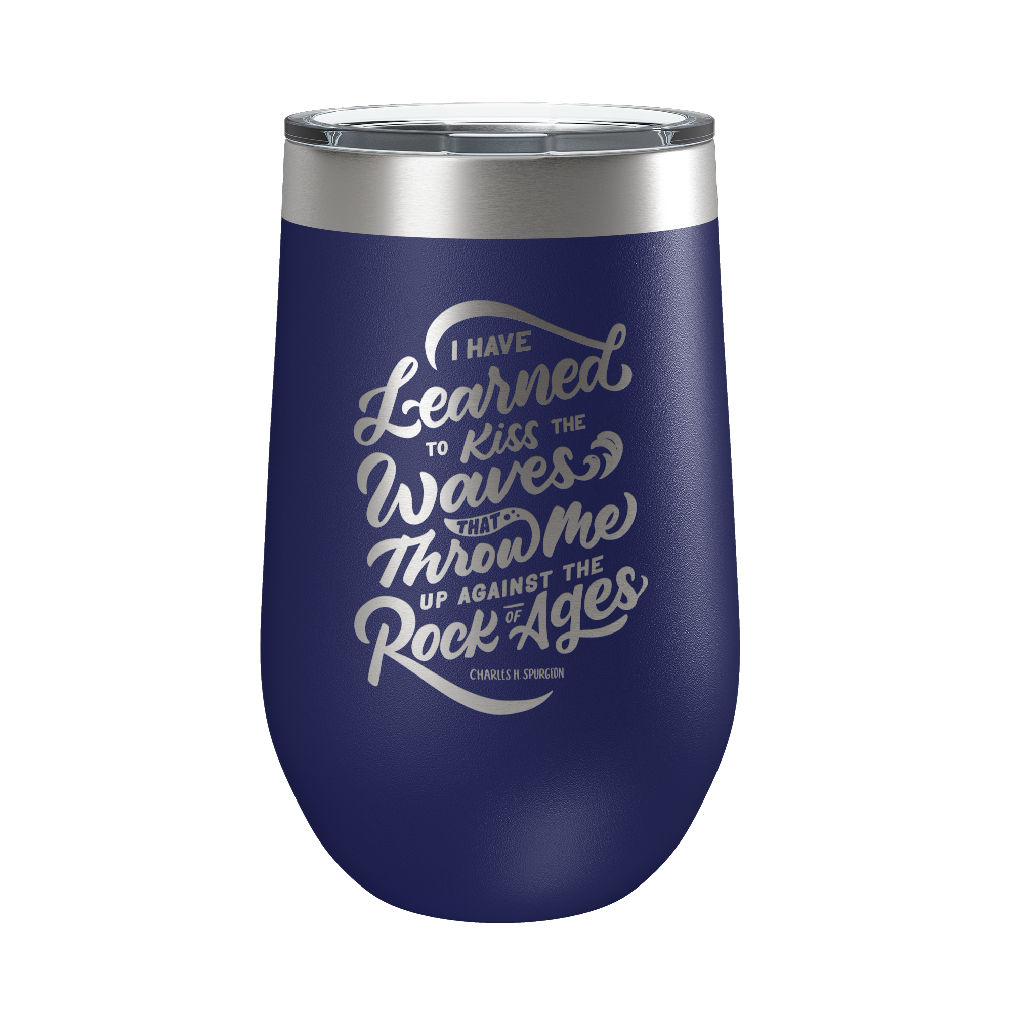 Learned To Kiss The Waves 16oz Insulated Tumbler