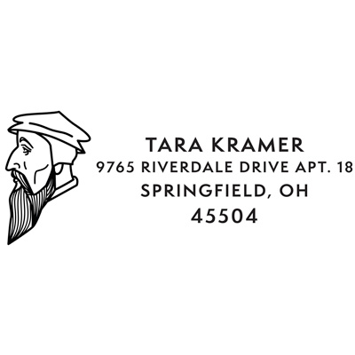 Calvin Address Stamp