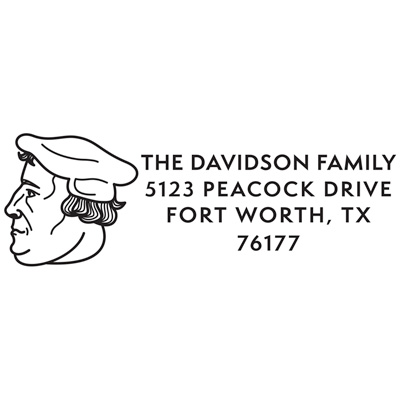 Martin Luther Address Stamp