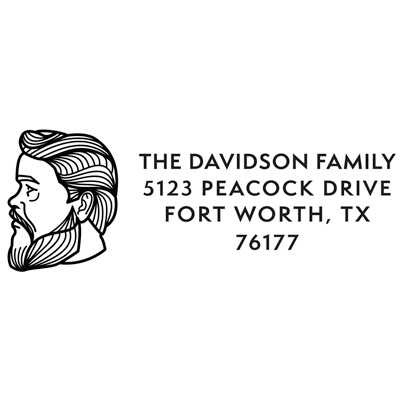 Charles Spurgeon Address Stamp