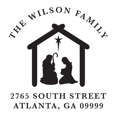 Manger Address Stamp