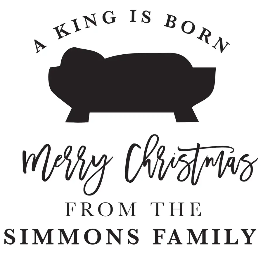 A King Is Born Stamp #2