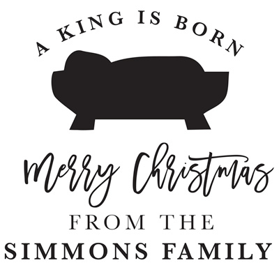 A King Is Born Stamp