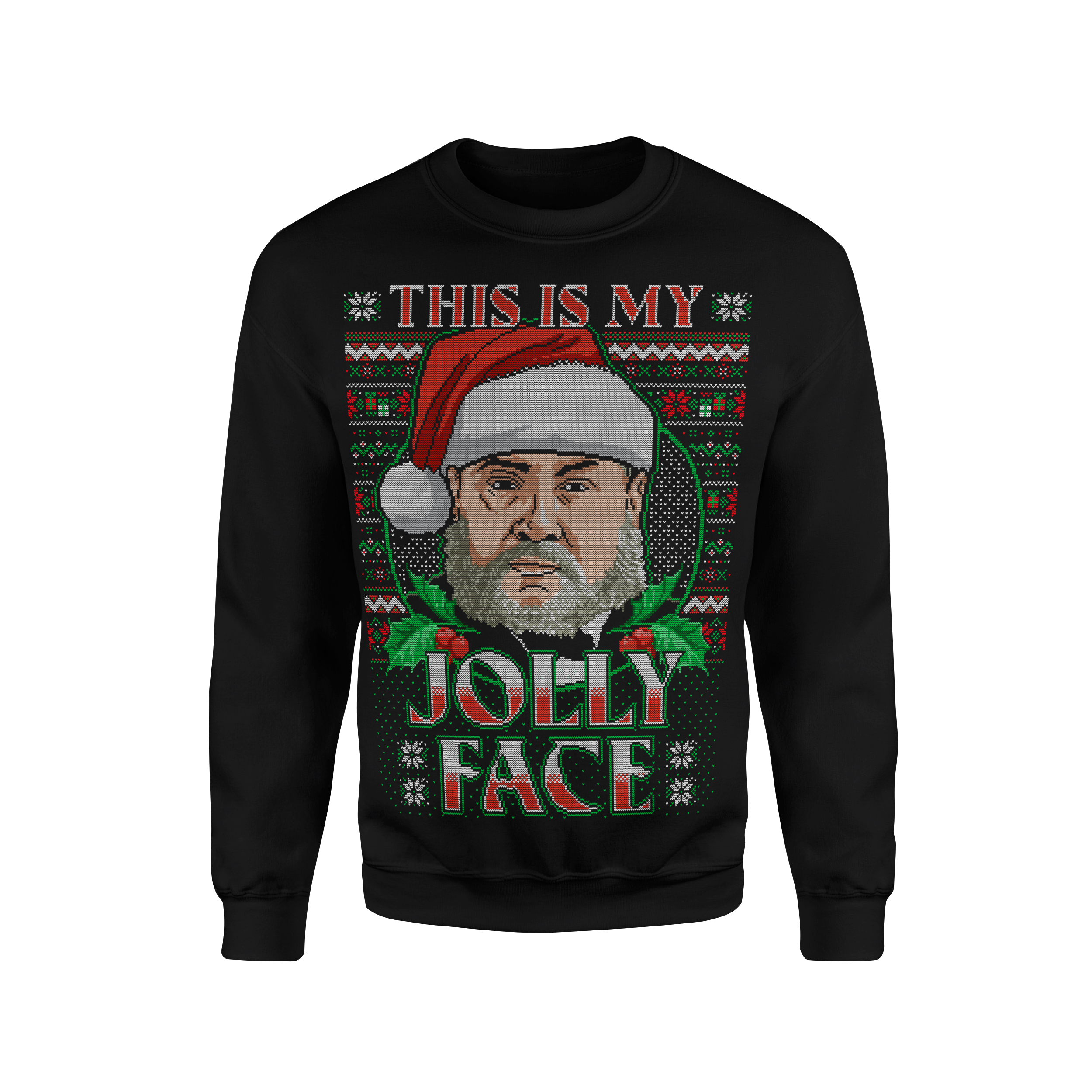 Spurgeon Jolly Face Ugly Christmas Sweatshirt