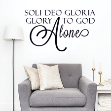 Soli Deo Gloria Glory To God Wall Art