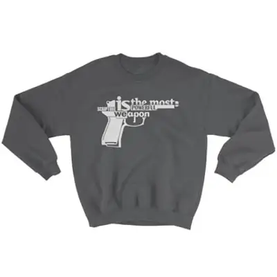 Scripture Is the Most Powerful Weapon Crewneck Sweatshirt