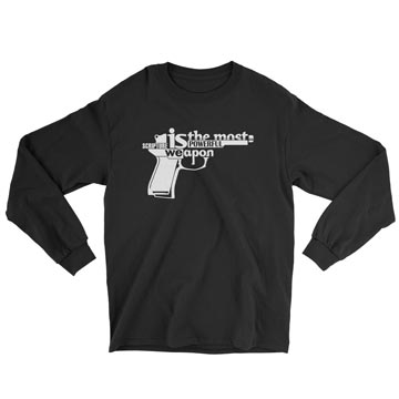 Scripture Is the Most Powerful Weapon Long Sleeve Tee