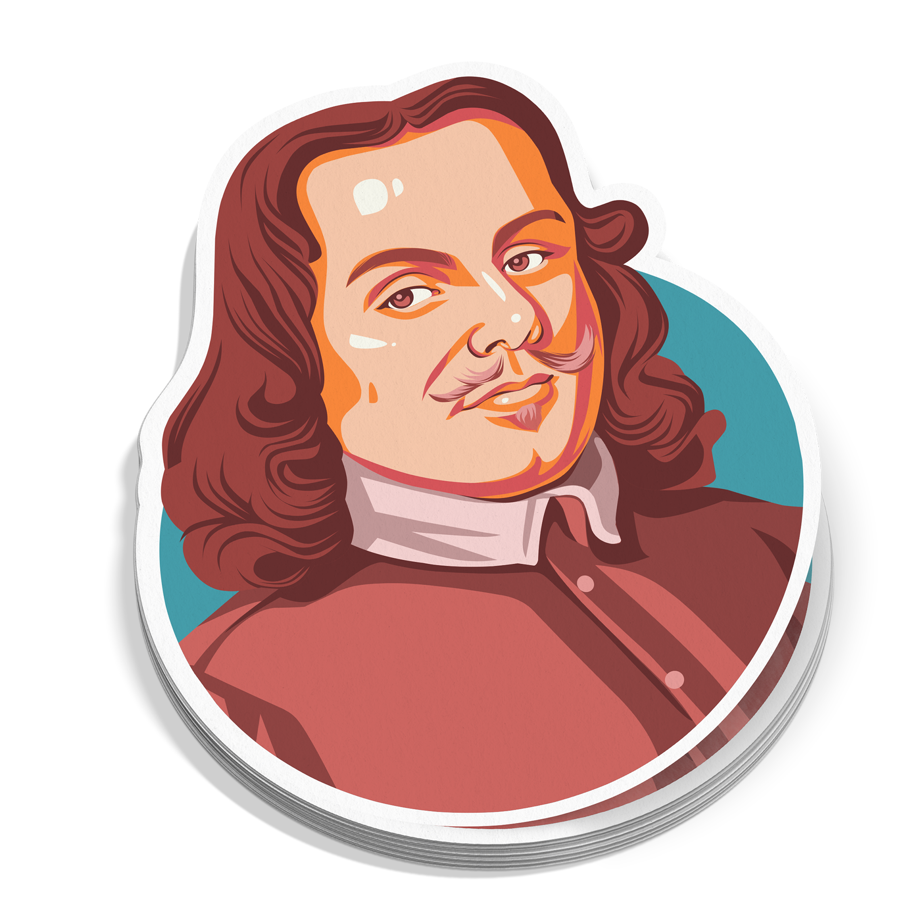 John Bunyan Portrait Sticker