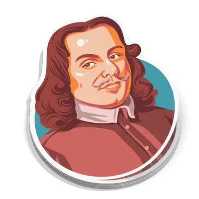 John Bunyan Portrait Sticker