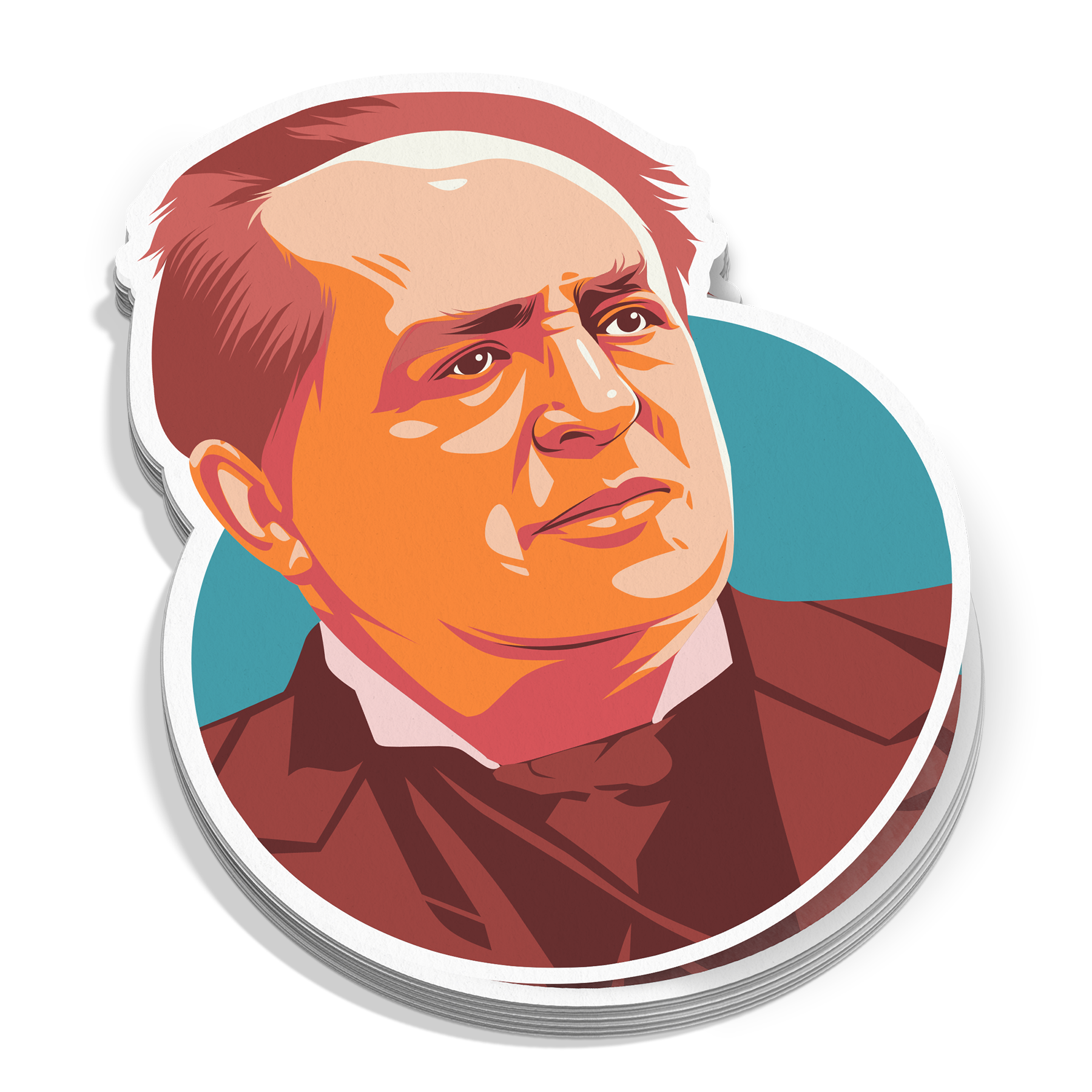 Abraham Kuyper Portrait Sticker