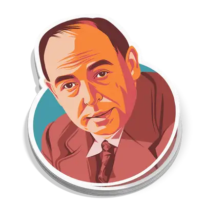 C.S. Lewis Portrait Sticker
