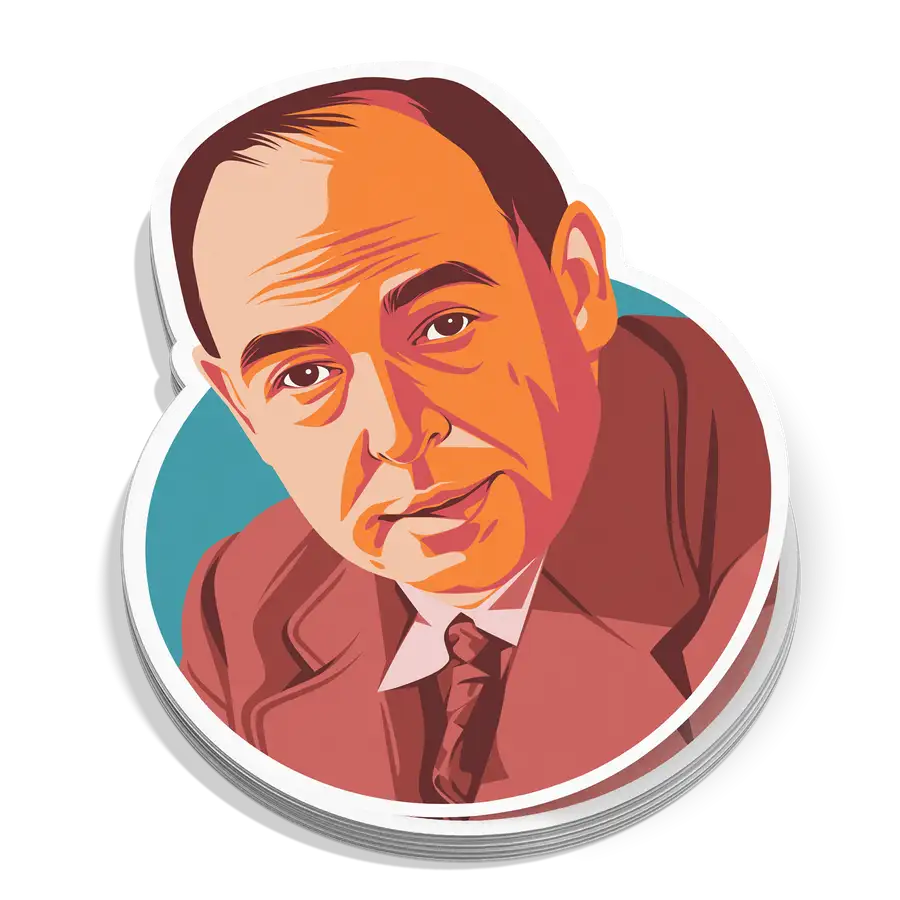C.S. Lewis Portrait Sticker