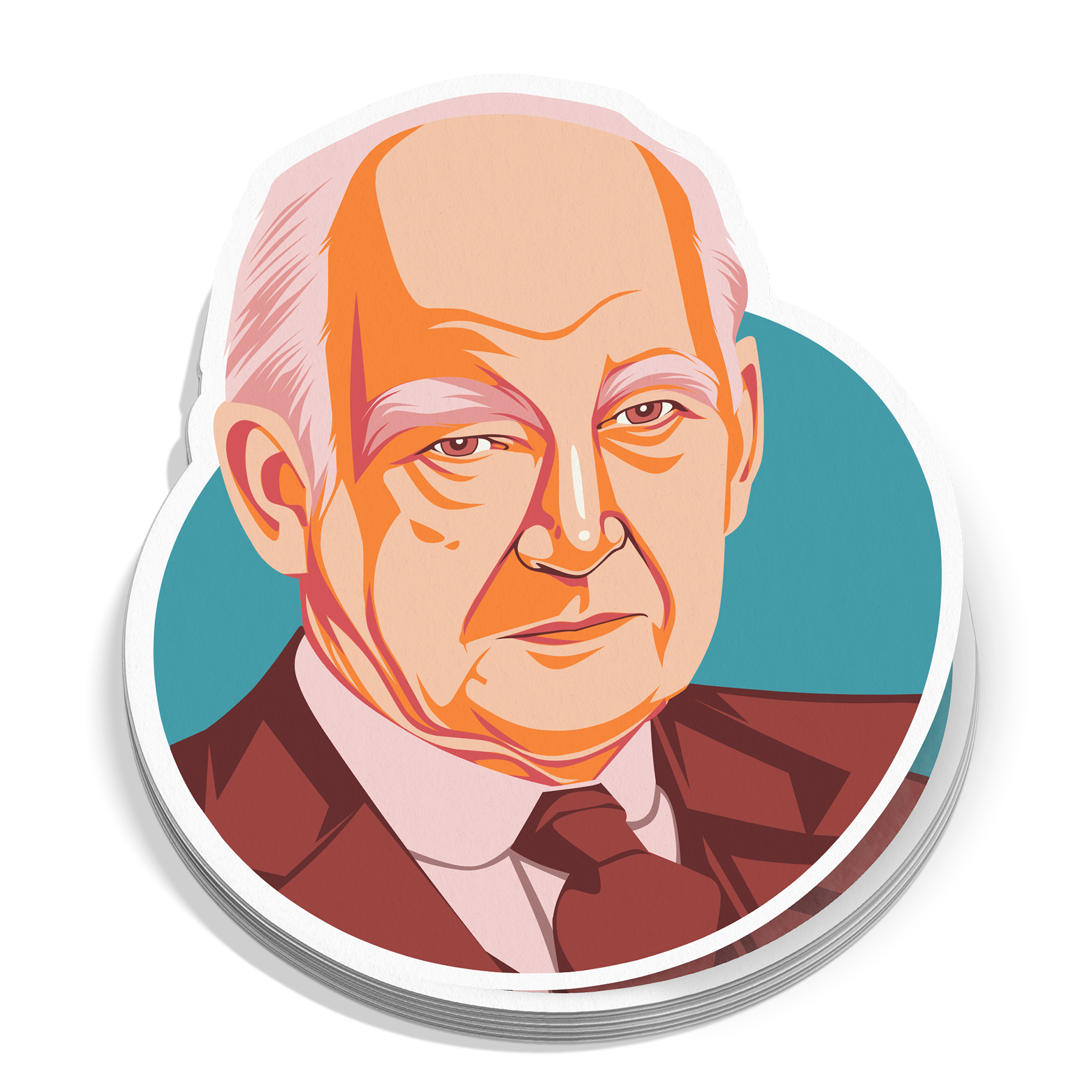 Martin Lloyd‐Jones Portrait Sticker