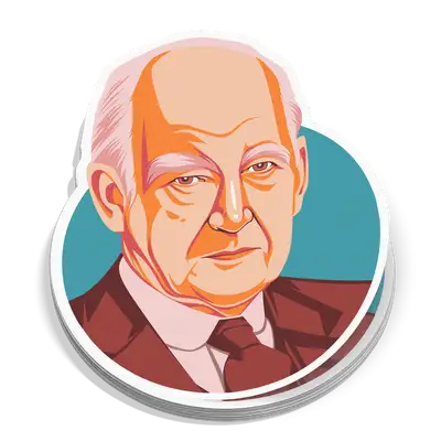 Martin Lloyd‐Jones Portrait Sticker