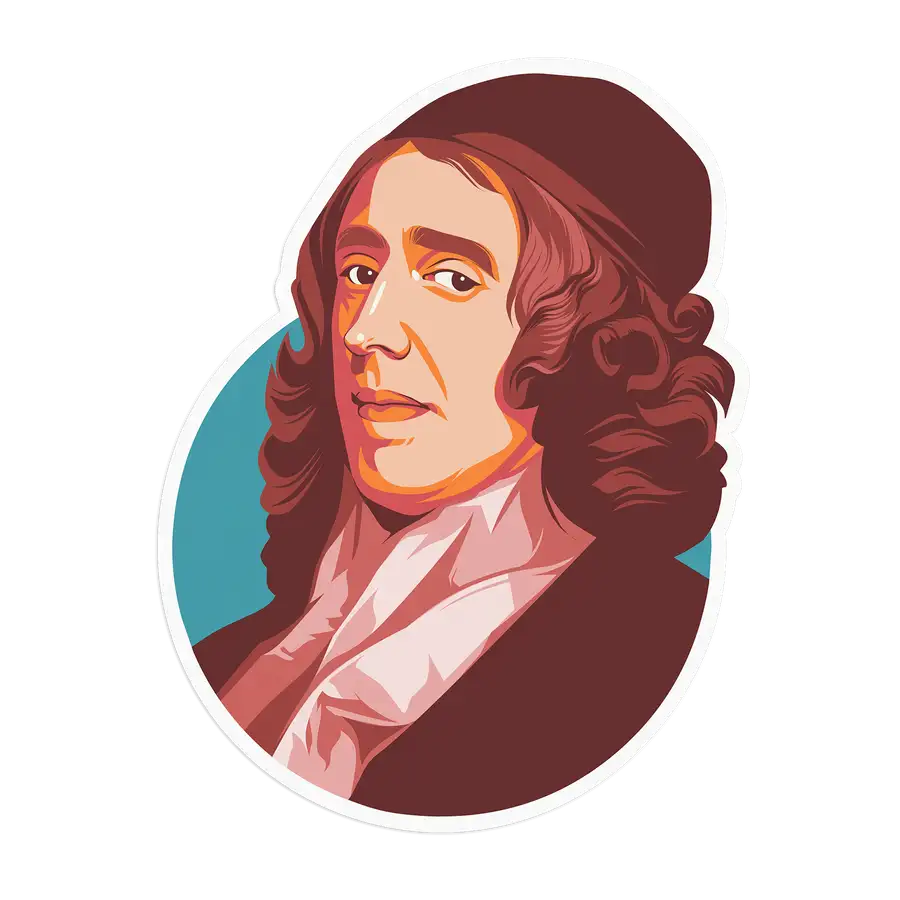 John Owen Portrait Sticker #2