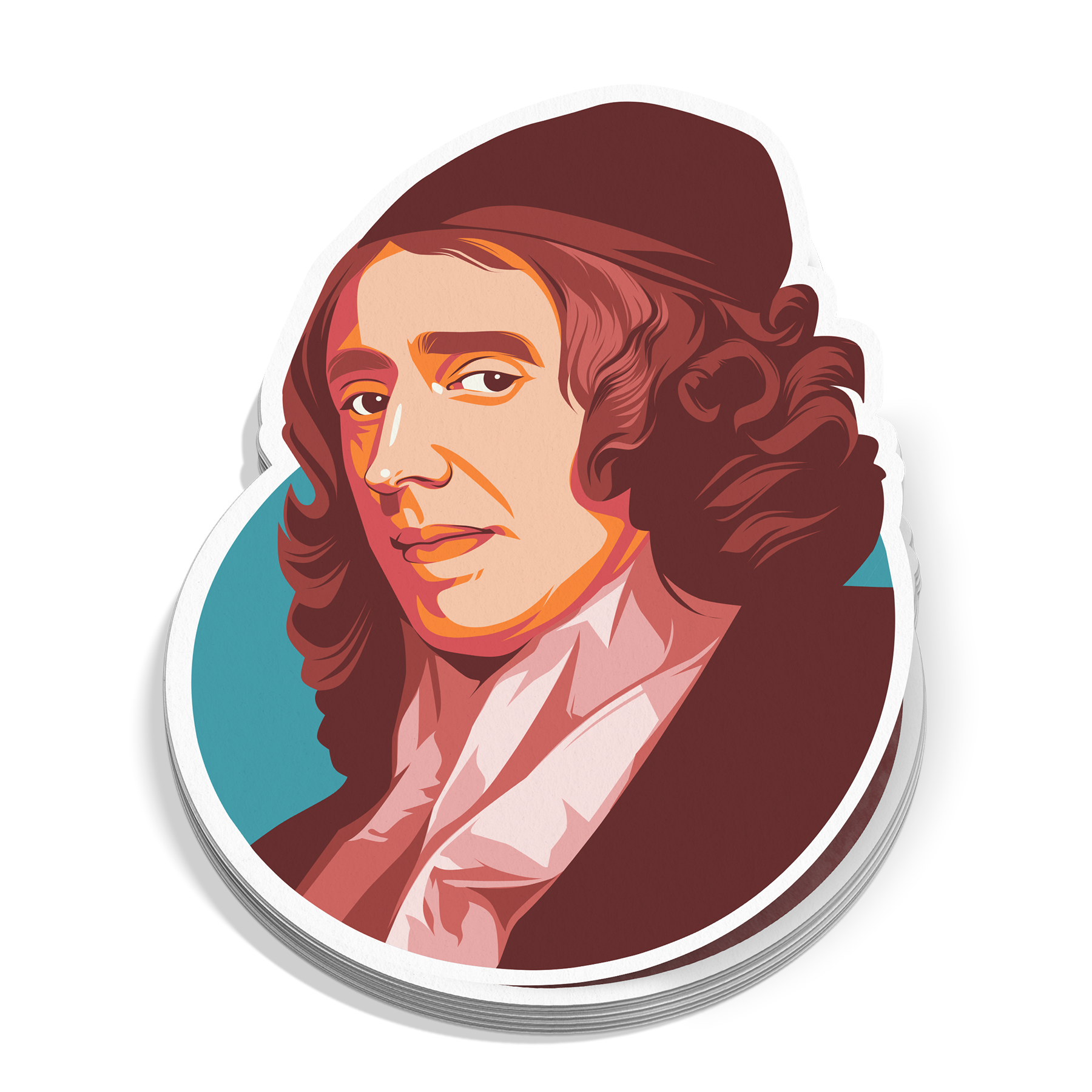 John Owen Portrait Sticker