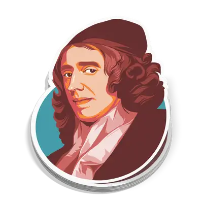 John Owen Portrait Sticker