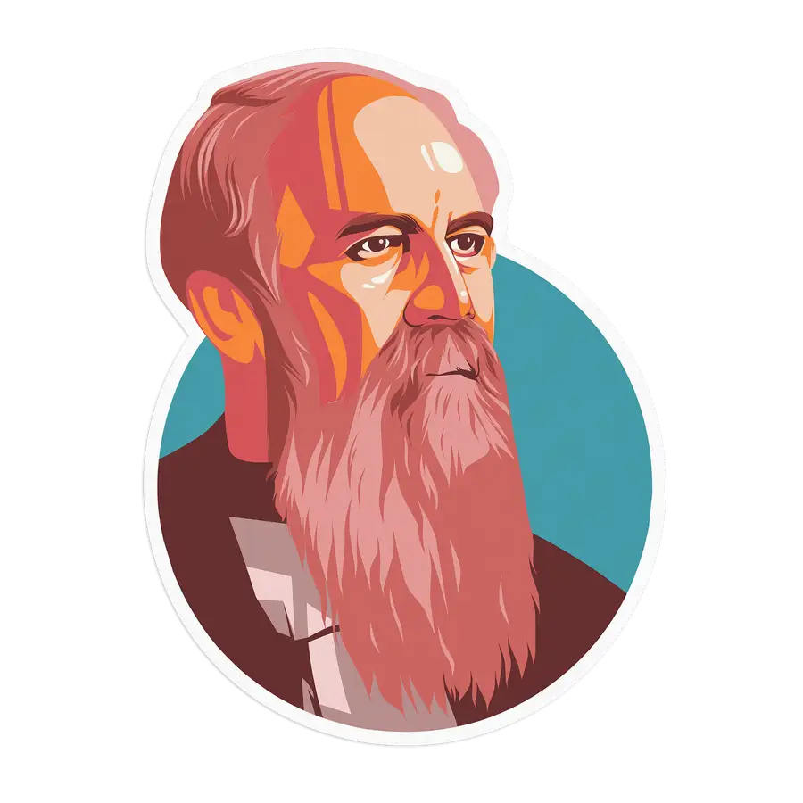 JC Ryle Portrait Sticker #2