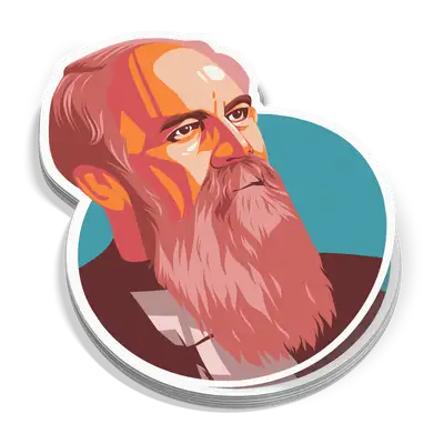 JC Ryle Portrait Sticker