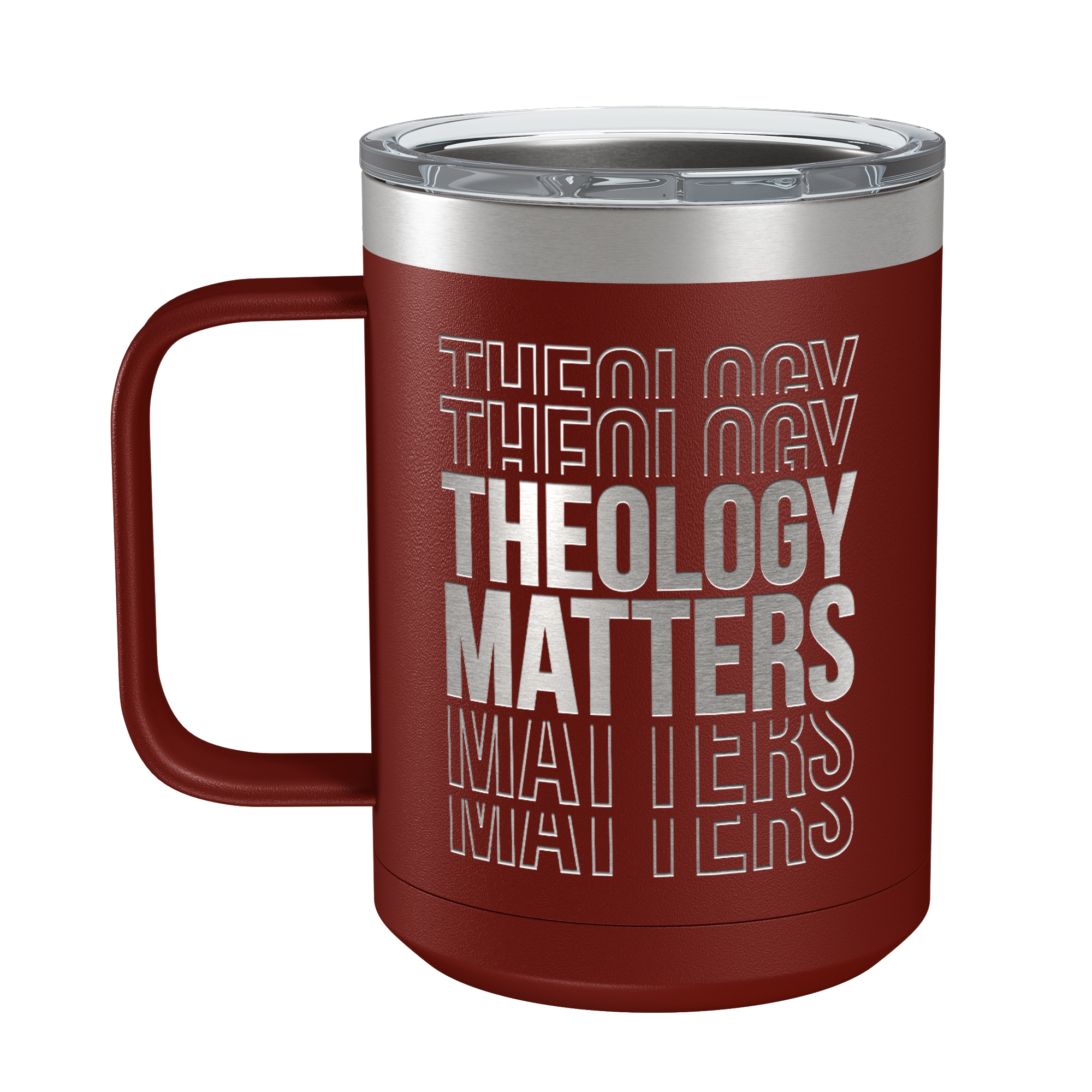 Theology Matters Stacked 15oz Insulated Camp Mug