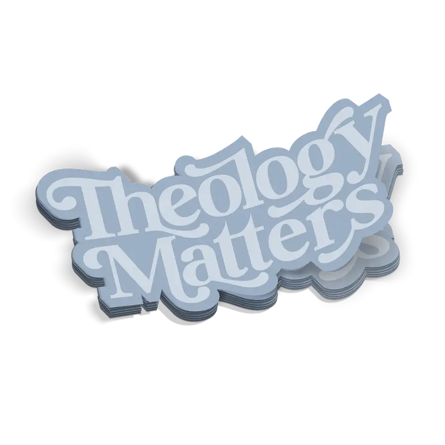 Theology Matters Sticker