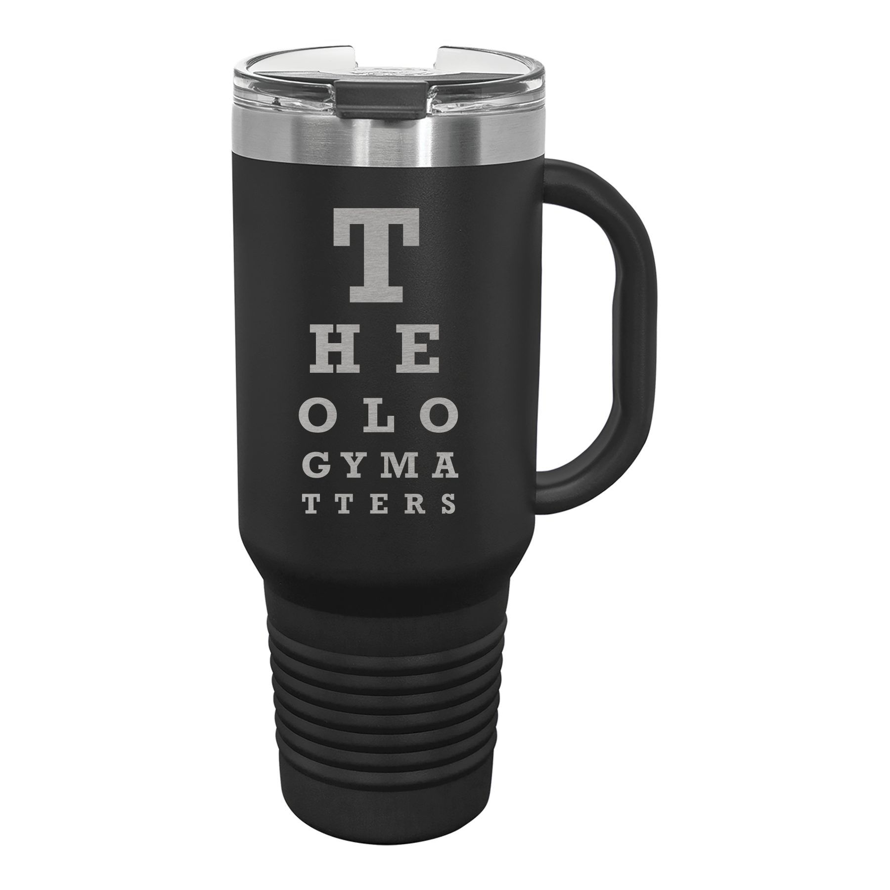 Theology Matters Eye Chart 40 oz Insulated Travel Tumbler