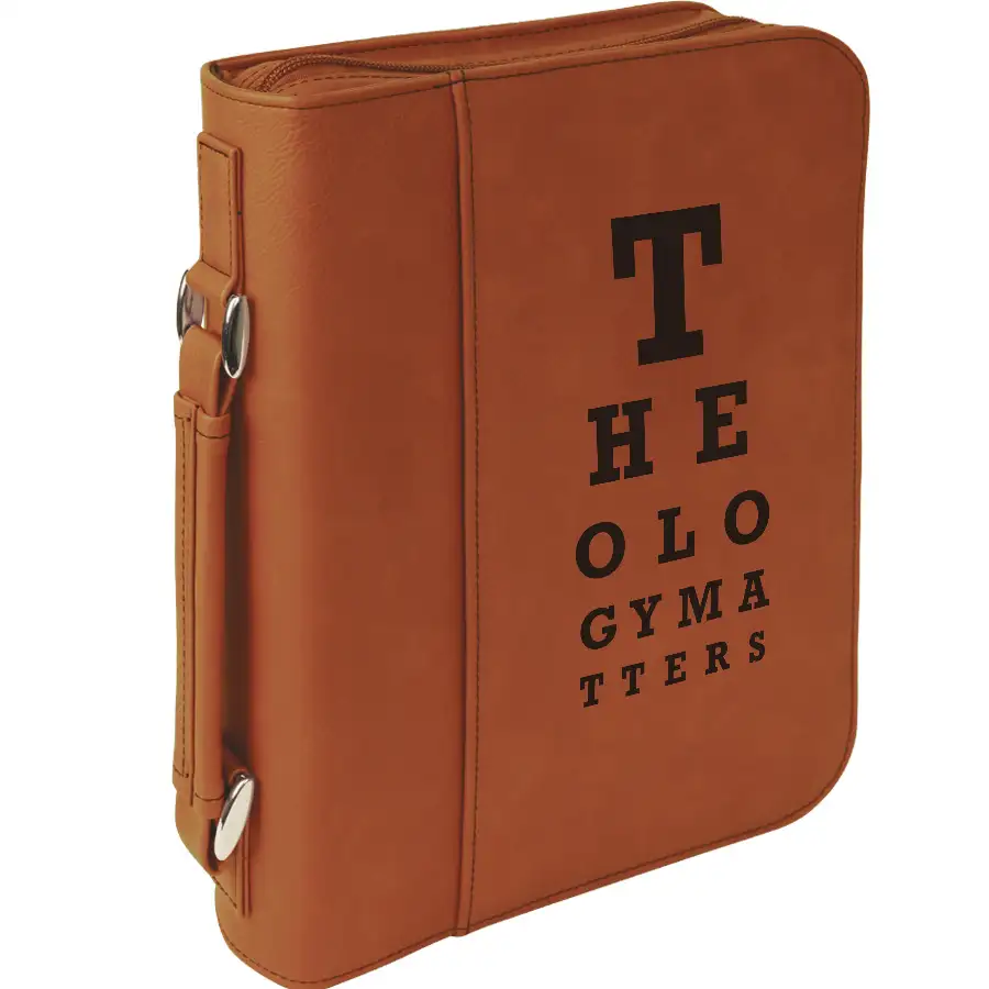 Theology Matters (Eye Chart) Bible Cover #2