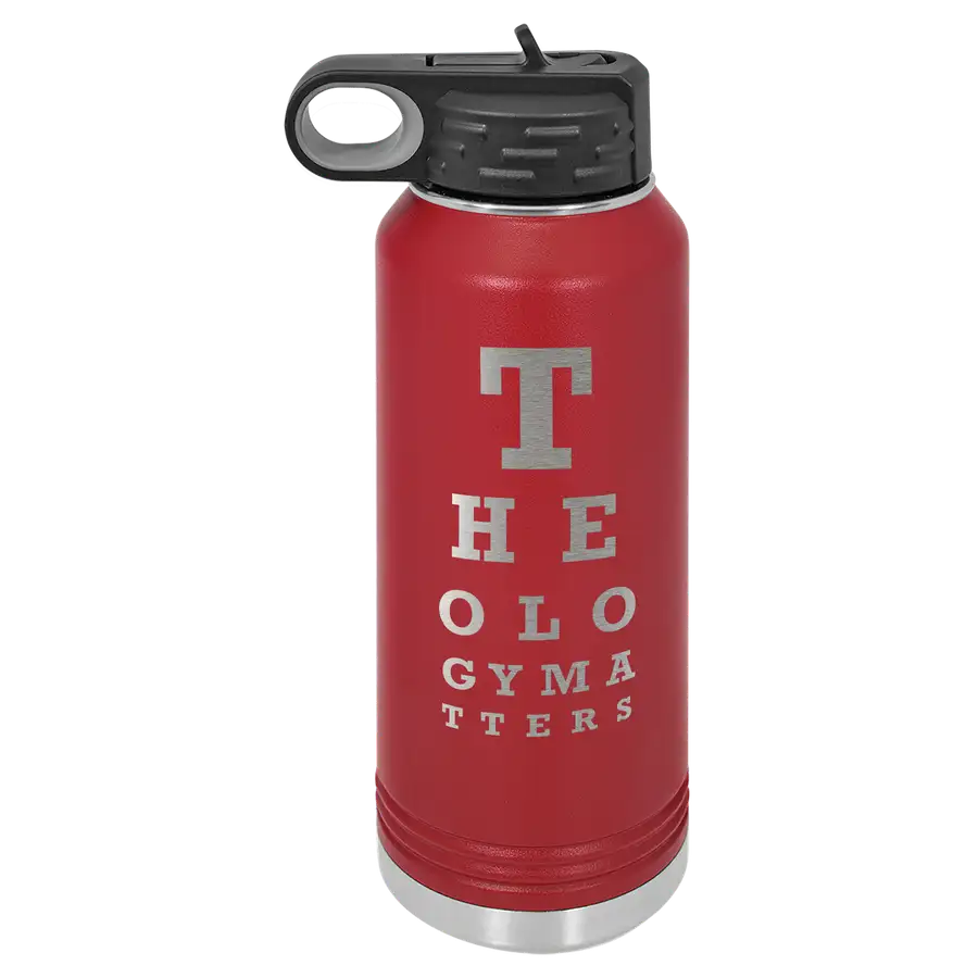 Theology Matters (Eye Chart) Insulated Bottle