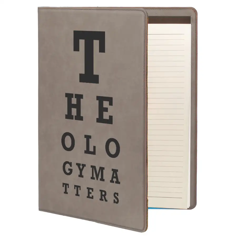 Theology Matters (Eye Chart) Portfolio Cover #2