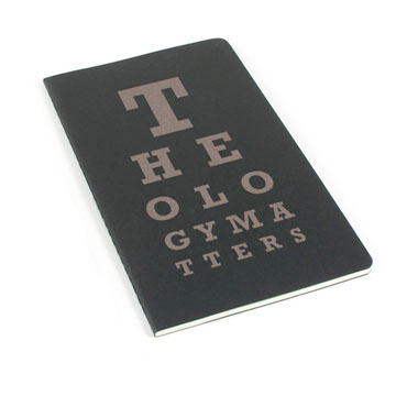Theology Matters (Eye Chart) Laser Etched Moleskine Journal