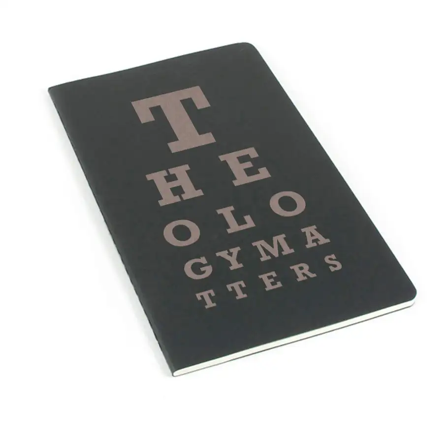Theology Matters (Eye Chart) Laser Etched Moleskine Journal