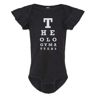 Theology Matters Ruffled Onesie