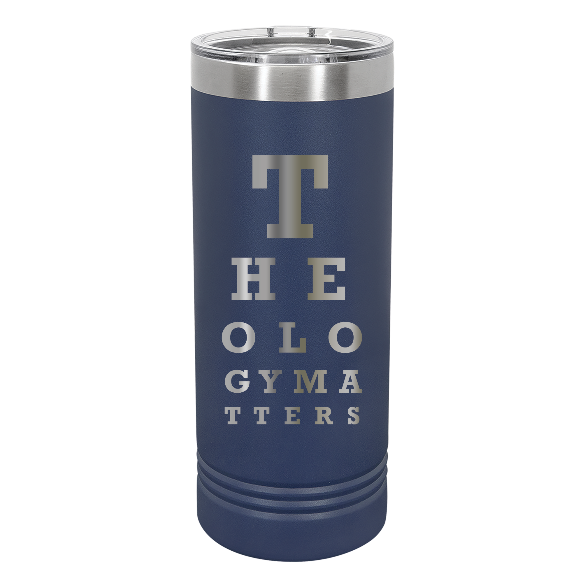 Theology Matters Eye Chart 22oz Insulated Skinny Tumbler