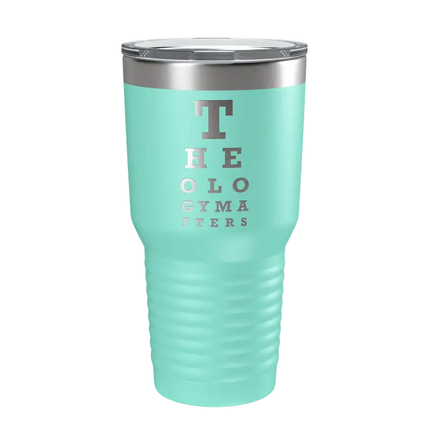 Theology Matters (Eye Chart) 30oz Insulated Tumbler