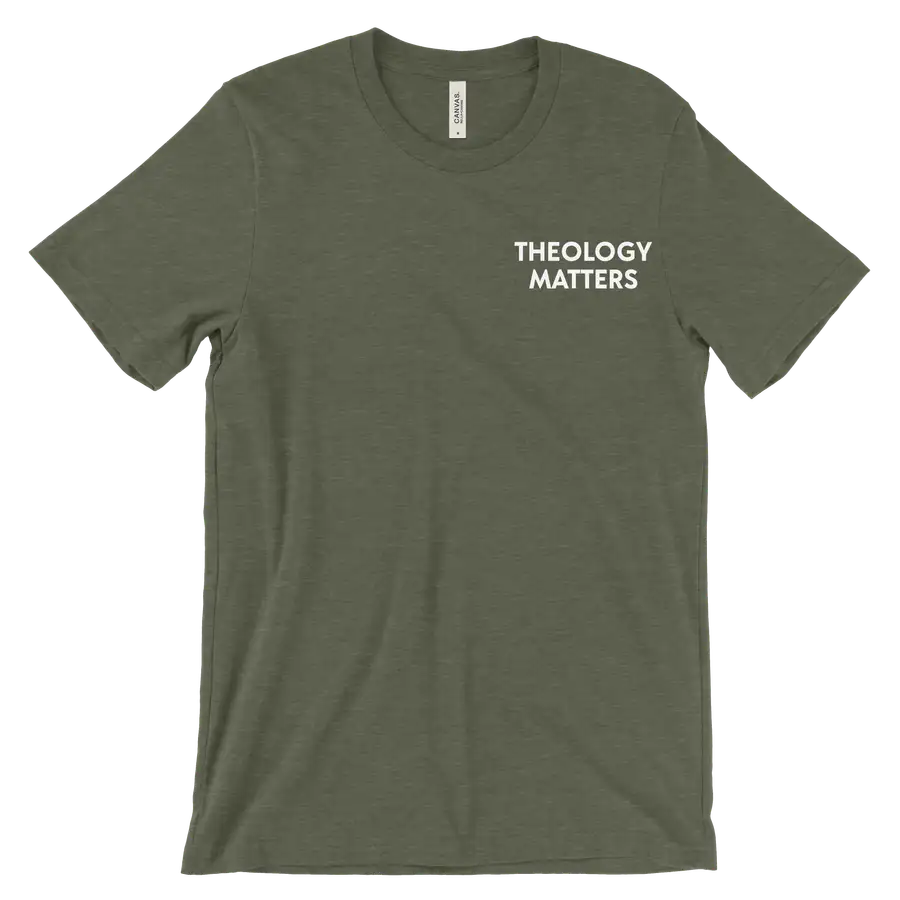 Theology Matters Left Chest Tee