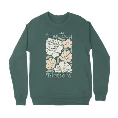 Theology Matters Floral Crewneck Sweatshirt