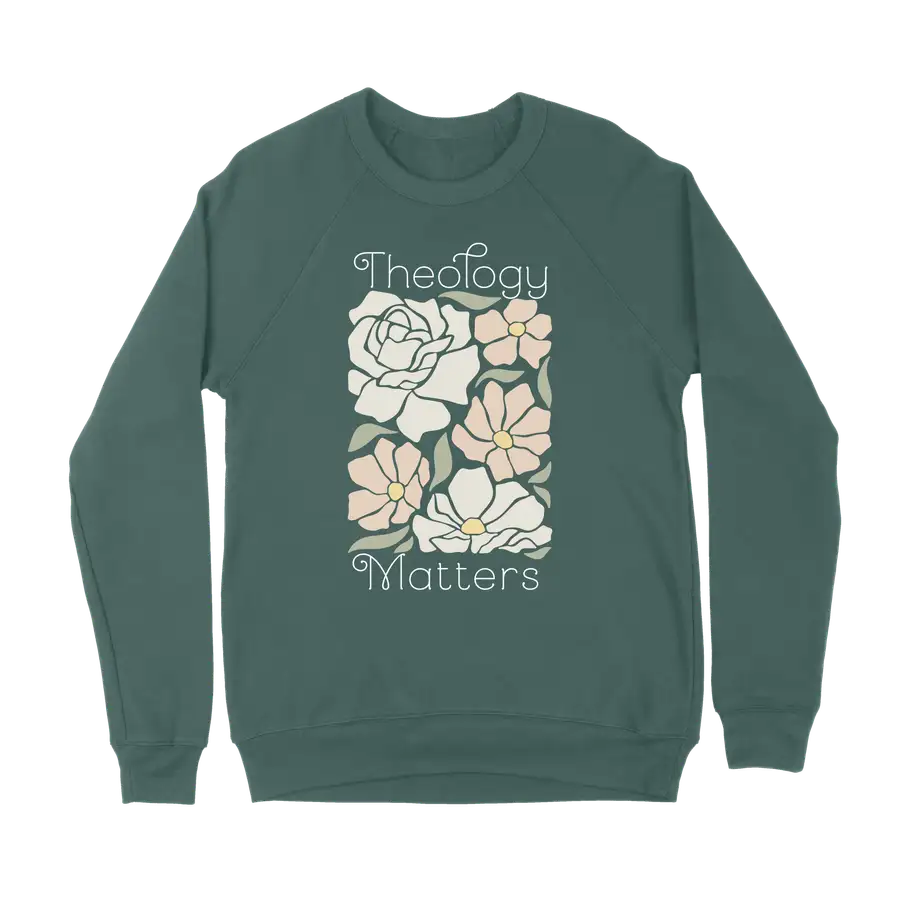 Theology Matters Floral Crewneck Sweatshirt