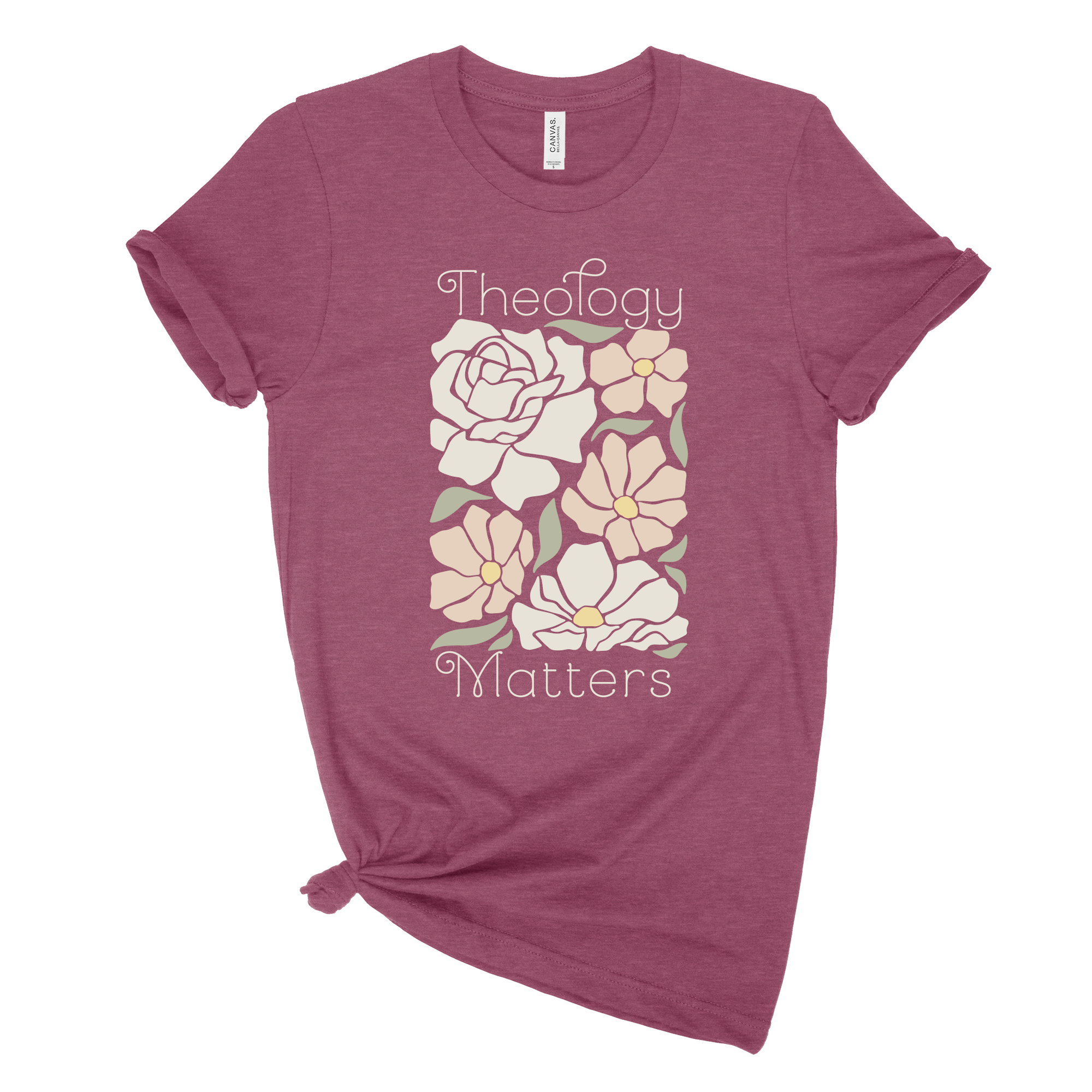 Theology Matters Floral Unisex Tee