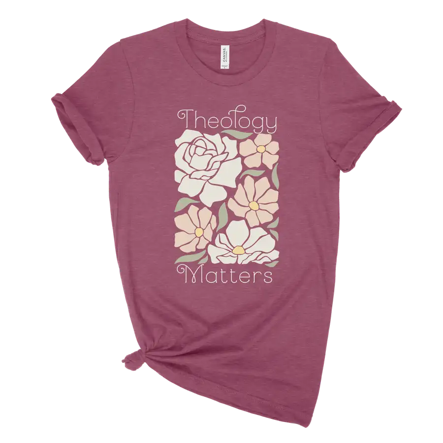 Theology Matters Floral Unisex Tee