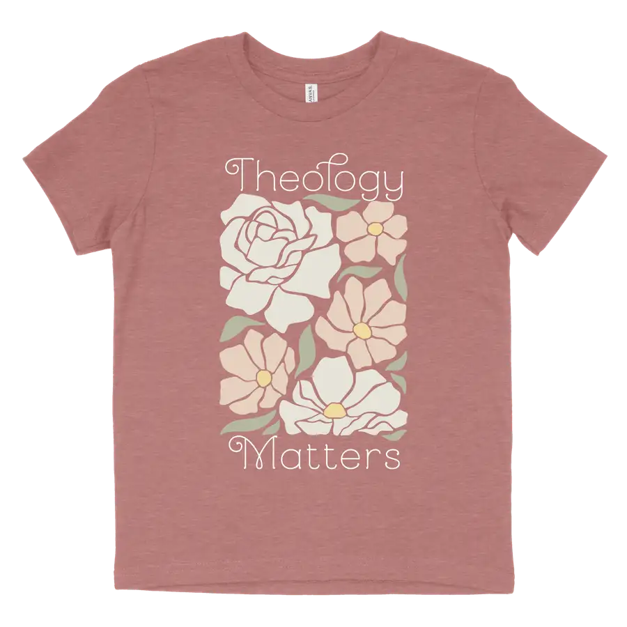 Theology Matters Floral  Youth Tee