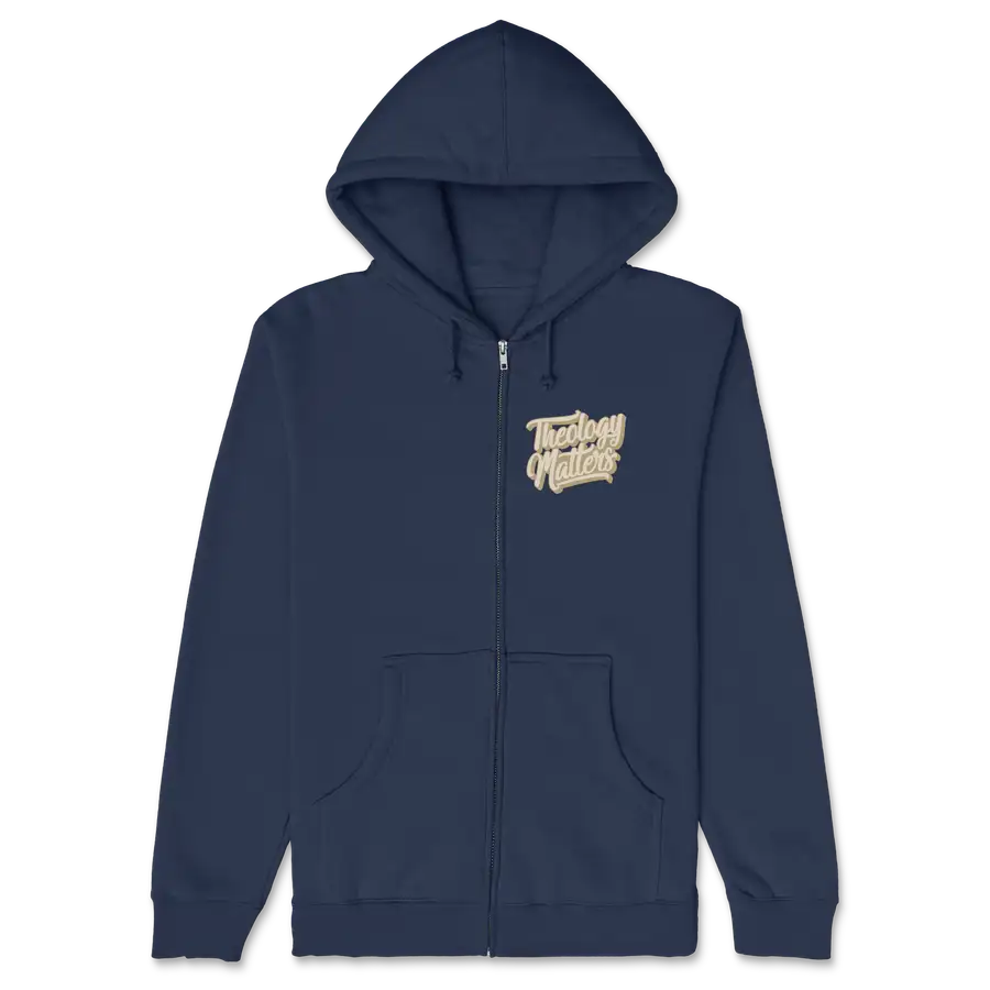 Theology Matters Left Chest Zipper Hoodie