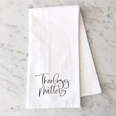 Theology Matters Tea Towel