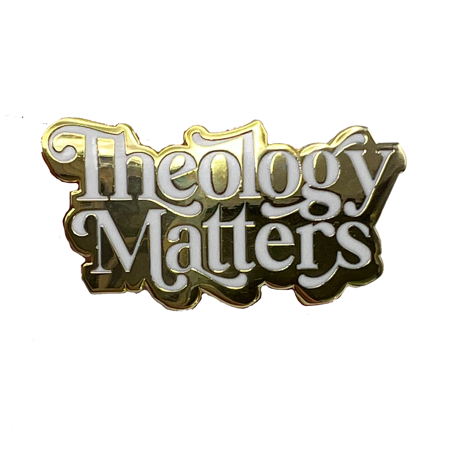 Theology Matters Enamel Lapel Pin