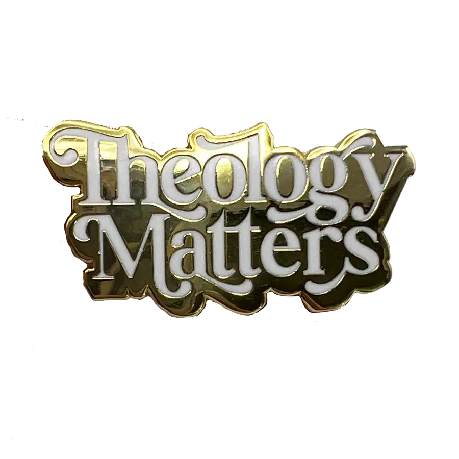 Theology Matters Enamel Lapel Pin