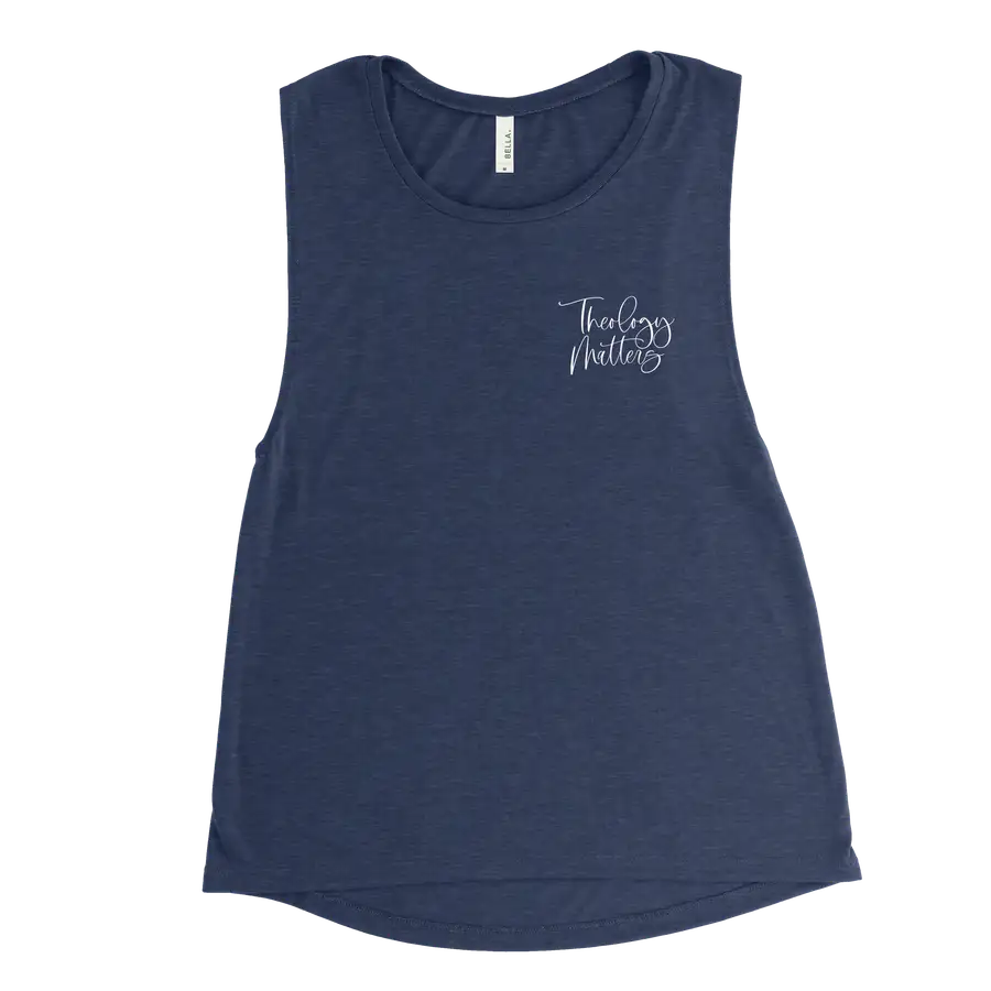Theology Matters Left Chest Muscle Tank
