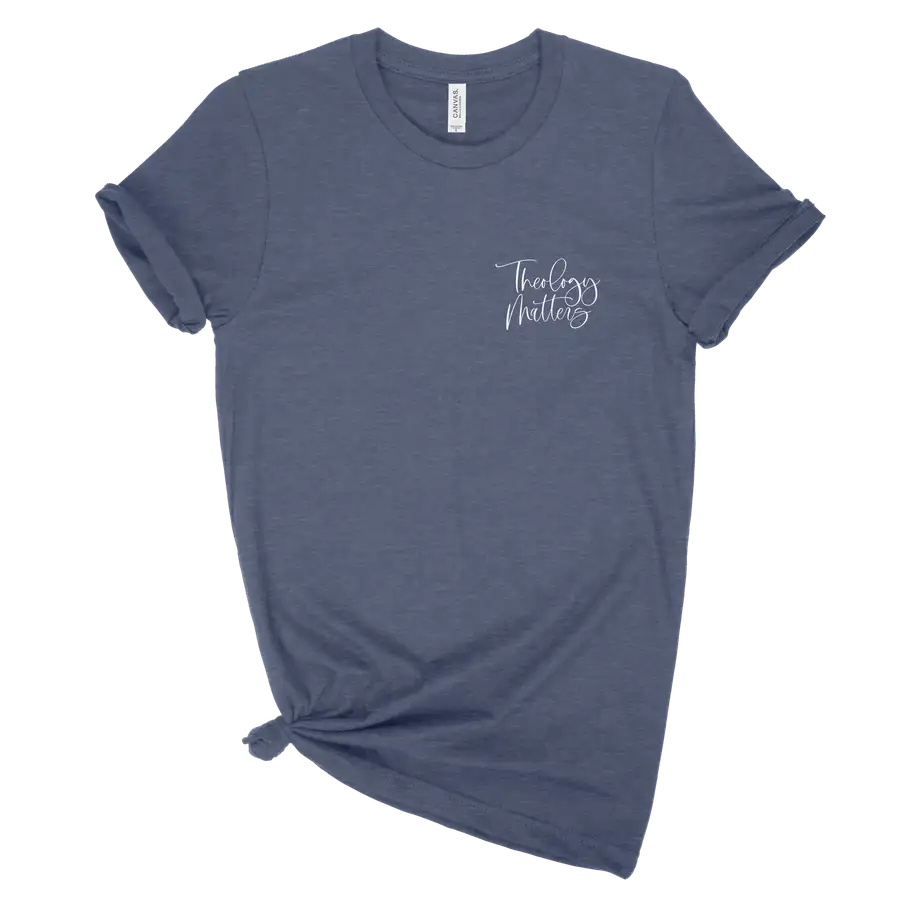 Theology Matters Left Chest Unisex Tee