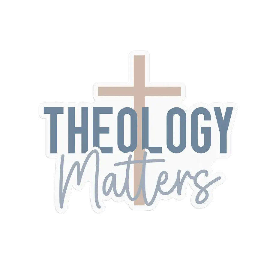 Theology Matters (Cross) Sticker #2