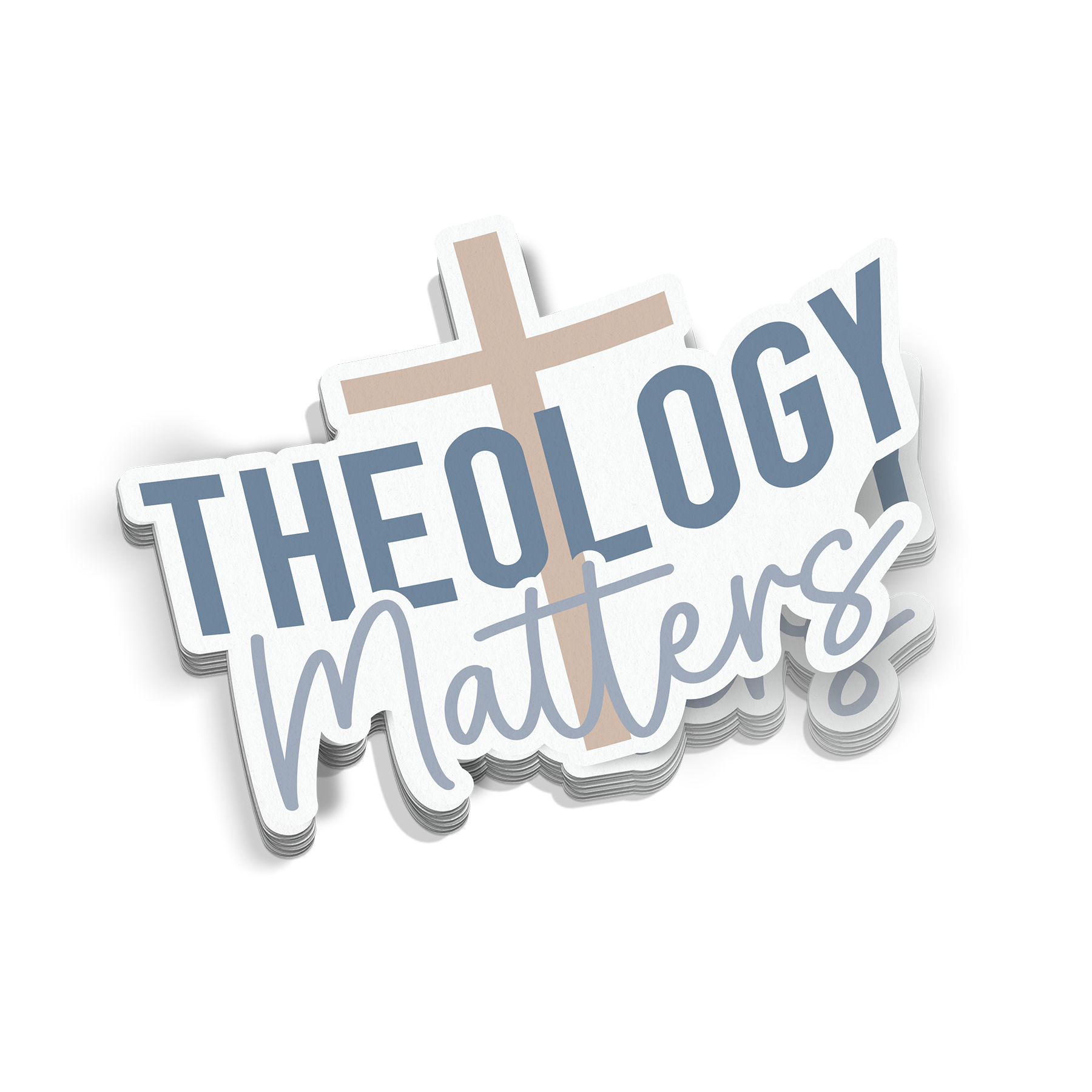 Theology Matters (Cross) Sticker