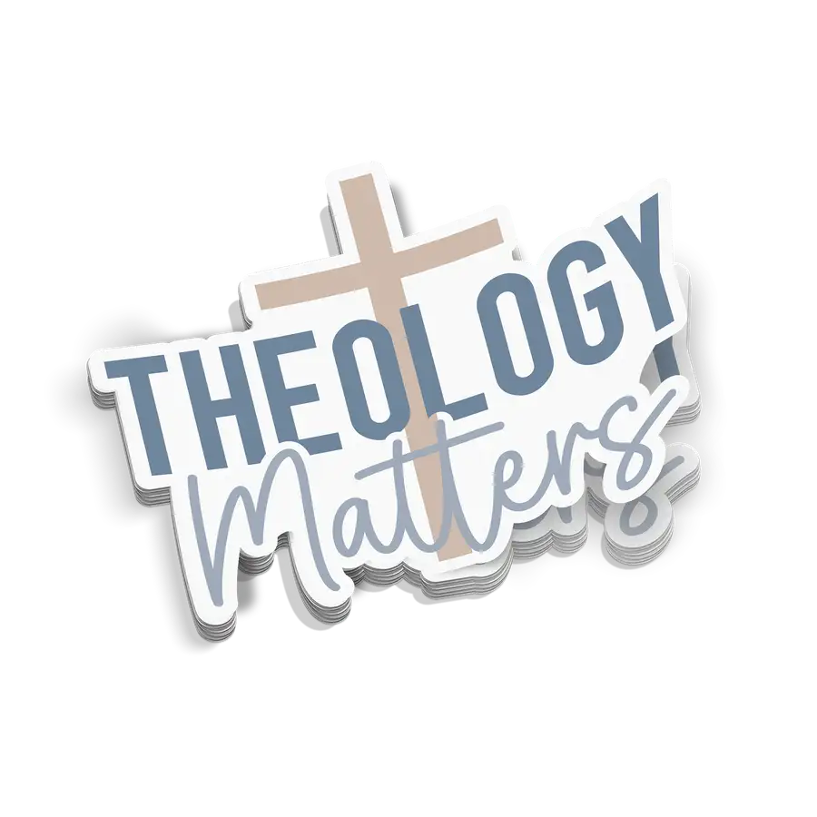Theology Matters (Cross) Sticker